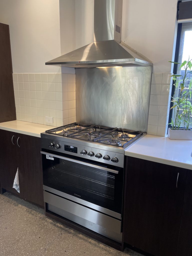 New gas appliance installation