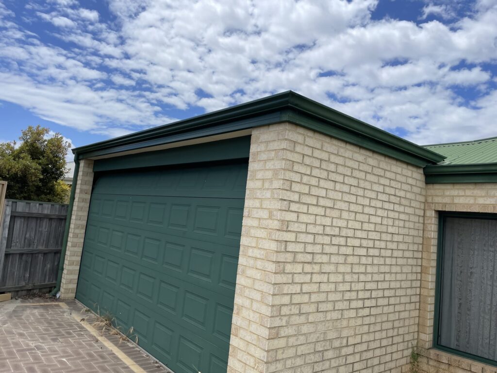 Colour matched gutter and fascia repair