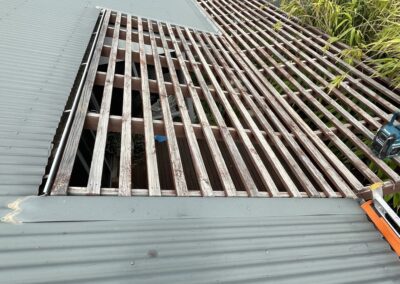 Alkimos transparent colour bond heat protection roofings solution.